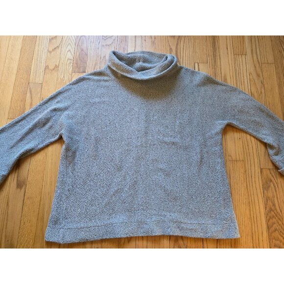 Soft Surroundings Womens Light Gray Cowl Neck Sweater Size L - Picture 3 of 7